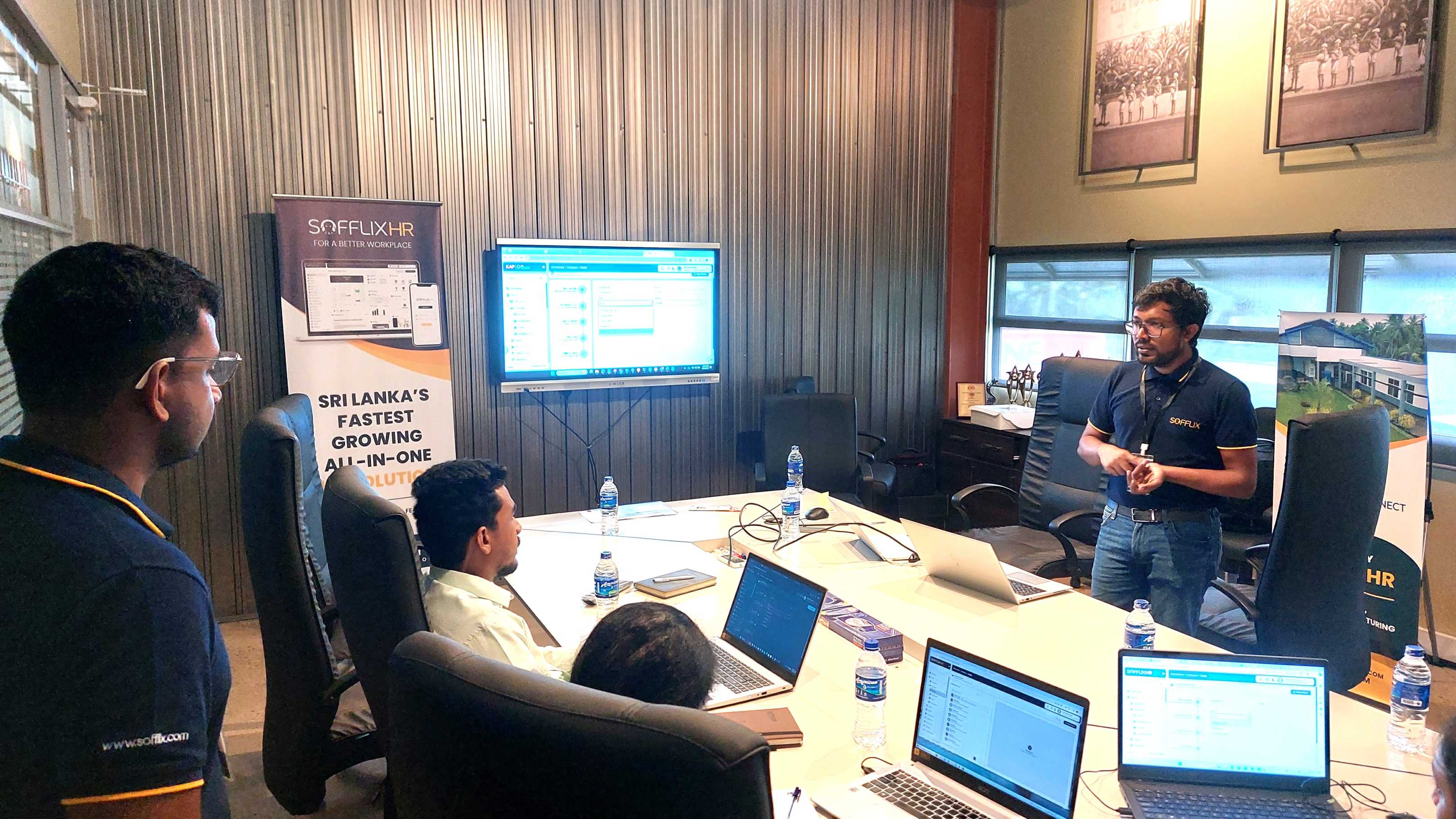 Client training session