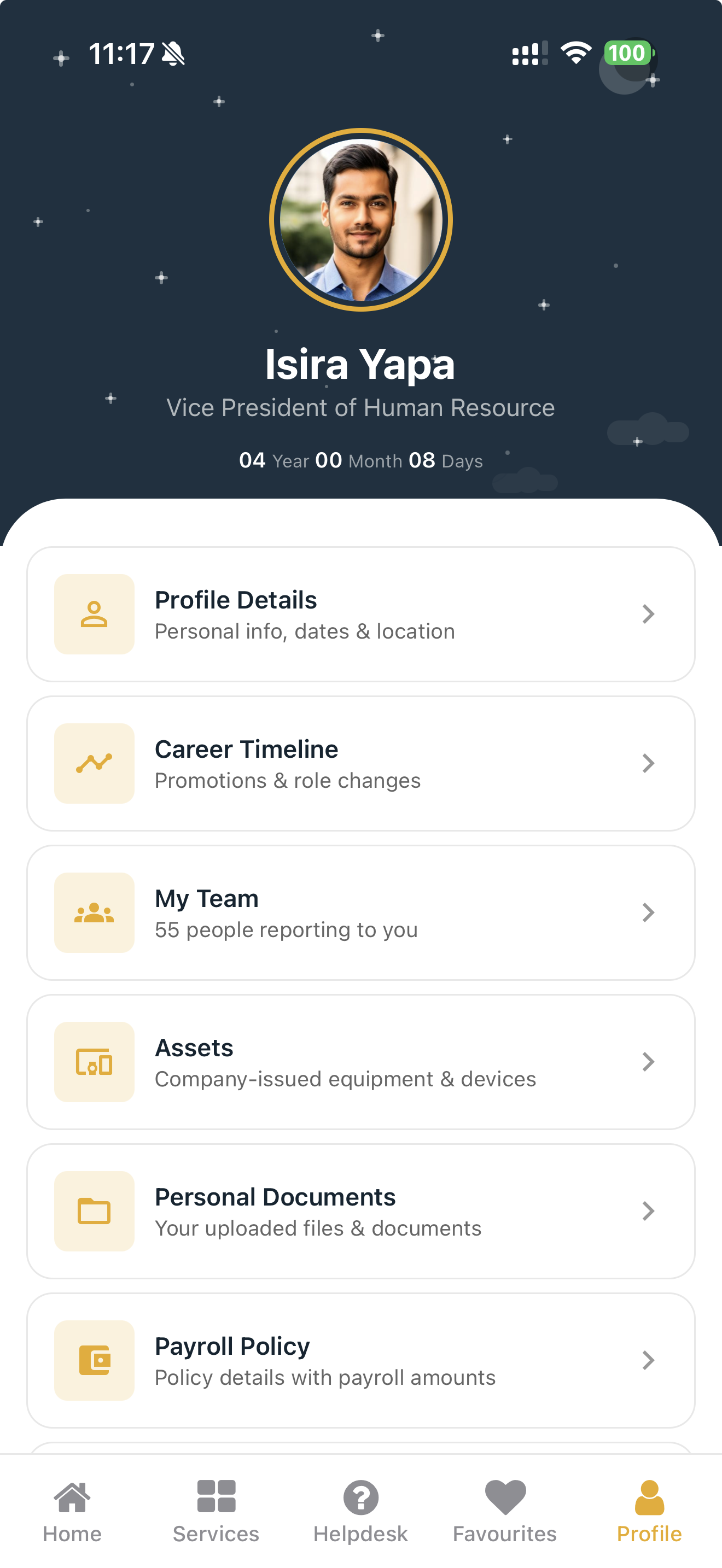 App screen 5