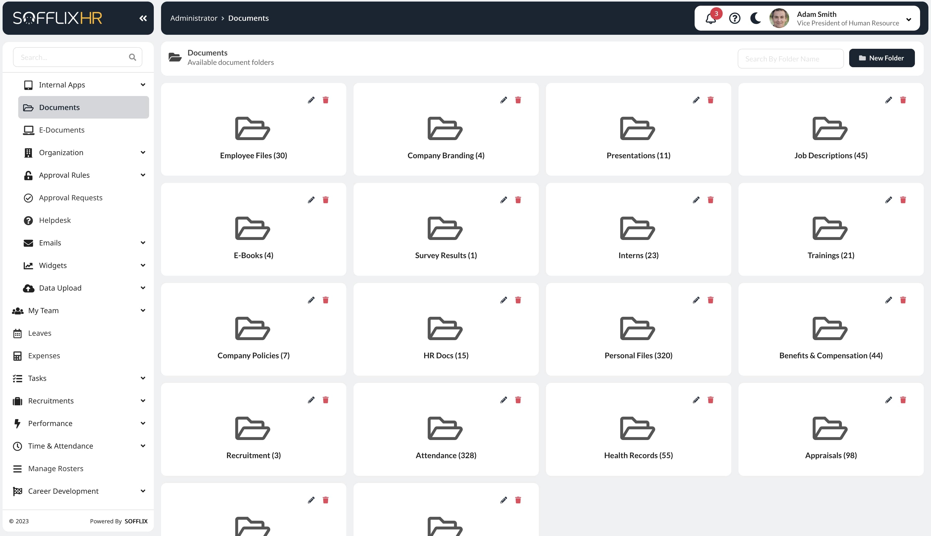 Company Documents screenshot